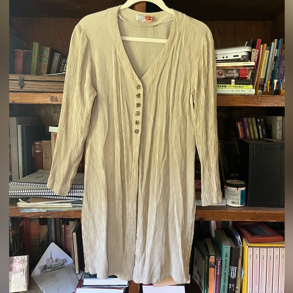 Vintage striped duster